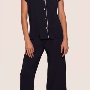 Eberjey Gisele TENCEL™ Modal Short Sleeve Cropped PJ Set